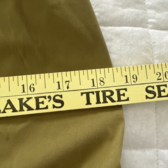 FOIL Womens Dress 8 Green Maxi 1/2 Zip Lagenlook Minimalist Bohemian Summer - Picture 9 of 11